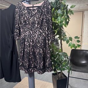 Elegant Black Lace Dress